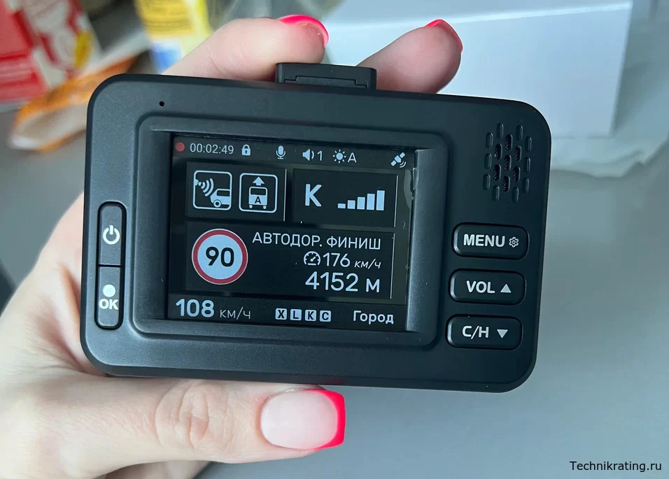 INCAR SDR-40 Tibet, GPS, черный